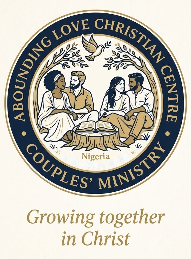 Couples' Ministry logo supplied by Dr Rex, Growing together in Christ
